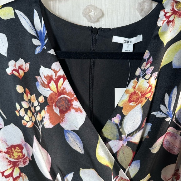 NWT Bar III Women’s Midnight Bloom Floral Dress Size Small - Picture 6 of 11